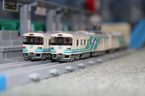 ジオラマ鉄道、出発進行！
