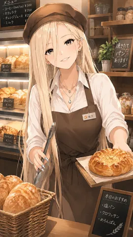 パン屋さんの優しい笑顔