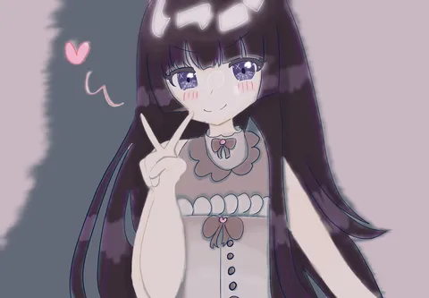 ウインクでピース！