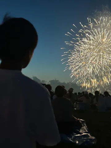 夜空を見上げるひととき
