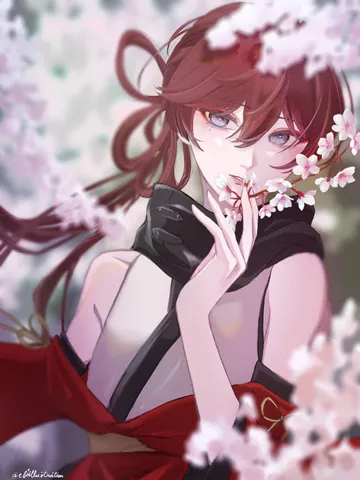 桜舞う、静かなまなざし