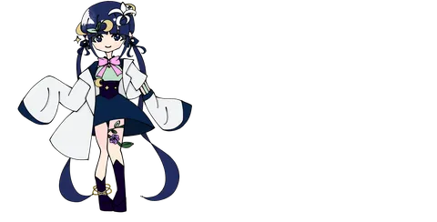 幻想的な装いの少女
