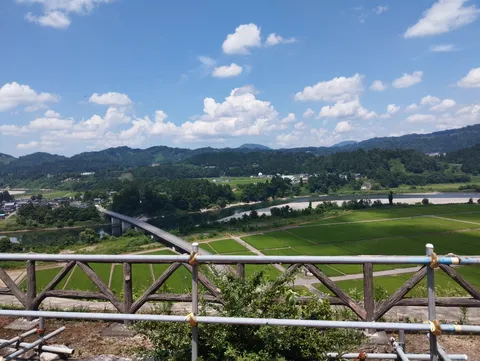 夏、田園、そして橋