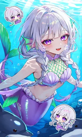 海中を漂う、夢見るマーメイド
