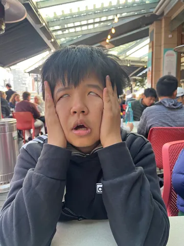 僕、こんな顔になっちゃった！