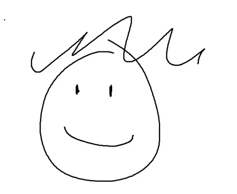 落書き風スマイル