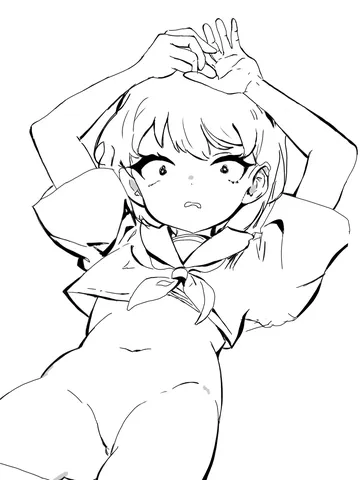 思わず見上げる、 irrepressible girl