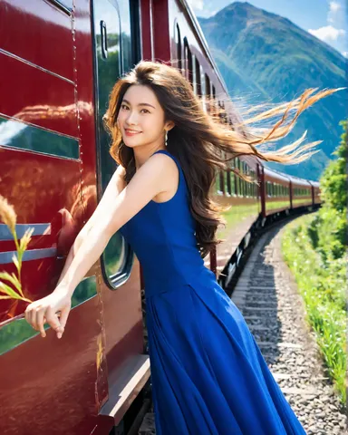 風と列車の青いささやき