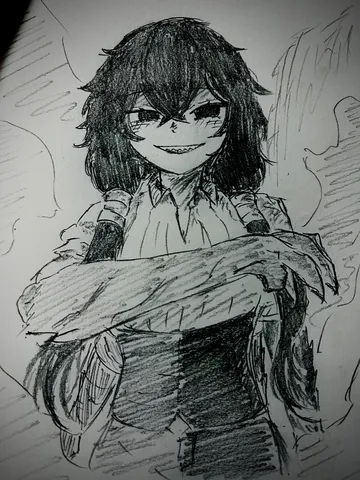 闇夜に咲く、不敵な微笑み