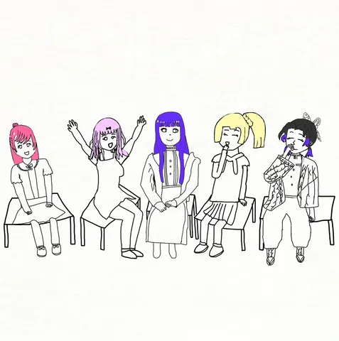 色と旋律が並ぶ部屋