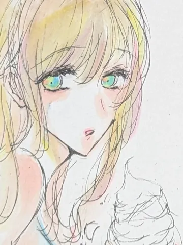 淡い色合いの幻想的なポートレート