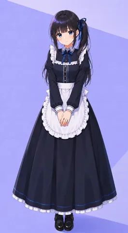 メイドさんの清楚な装い