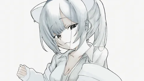 対照的な眼差し