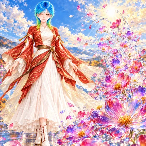 花嵐をまとうひと