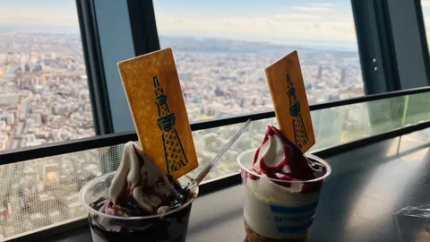 高層から見える甘い景色