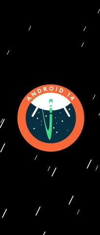 Android 14、夜空に浮かぶ