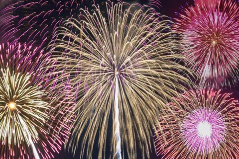 夜空に咲く、光の花束