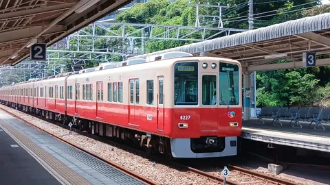 赤白電車の停車時間