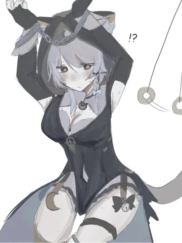 黒衣に揺れる夜の印象