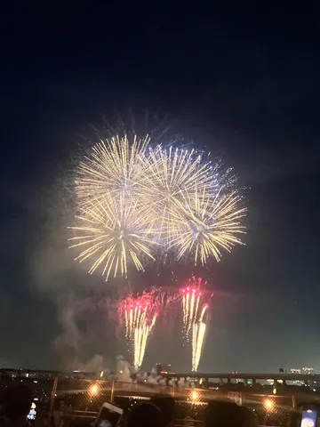 夜空に咲く、光の花束