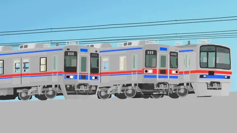 並走する列車の静かなる疾走
