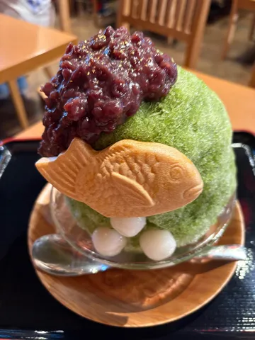抹茶とあんこの甘味
