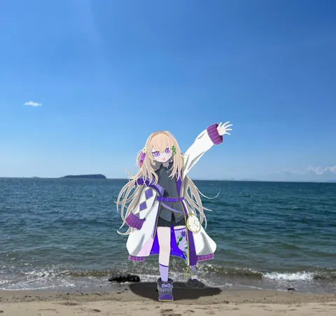 海風と衣装の彩り