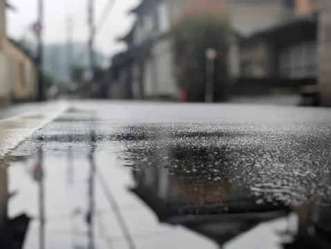 雨上がりの静寂