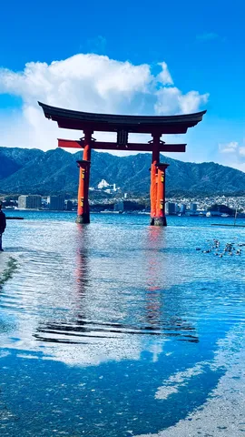 蒼き海に立つ朱の門