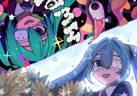 交差する色彩と瞳の物語