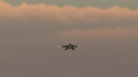 雲間から現れた勇姿