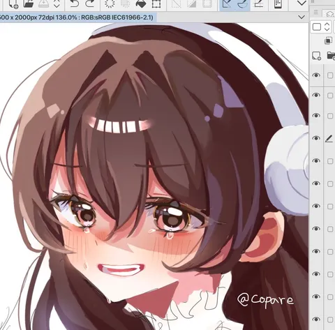 優しく頬を染める瞬間