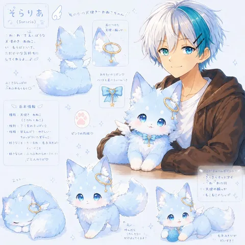 天使のきつね？そらりあちゃん