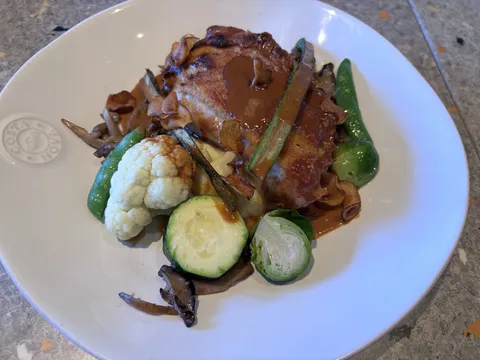 野菜と肉のバランスプレート
