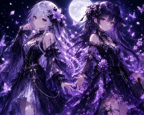 月夜に舞う、幻想の双子