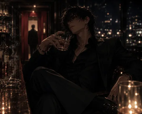 グラスに映る夜の物語