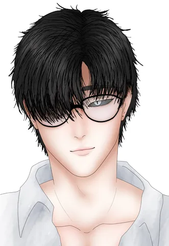 黒髪の瞳と静かな光