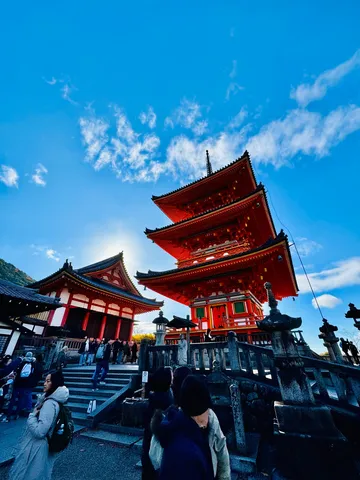 晴天の清水寺