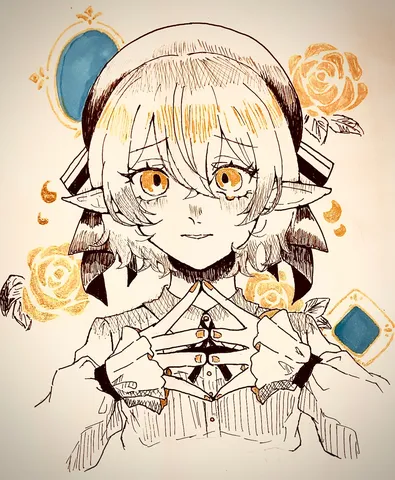 金色の瞳と花の余韻