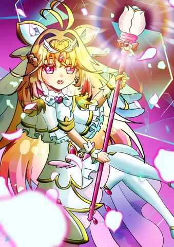 花びら舞う光のステージ
