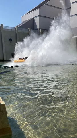 水しぶきの大迫力