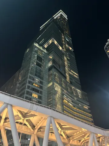 夜景に浮かぶ都会の光