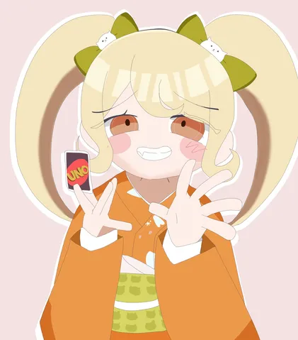 UNOでも掴んでご満悦？