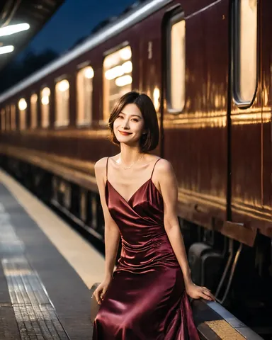旅情を誘う、大人の夜のプラットフォーム