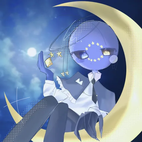 月夜に輝く星々の使者