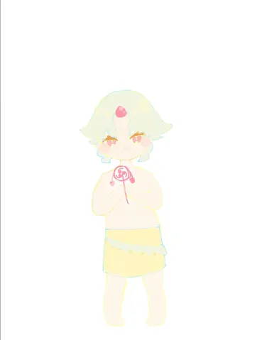 キャンディと魔法使いの少女