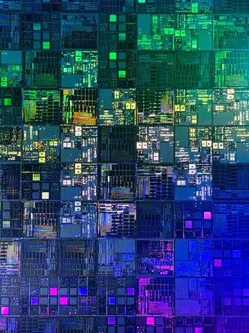 光と回路のデジタルアート
