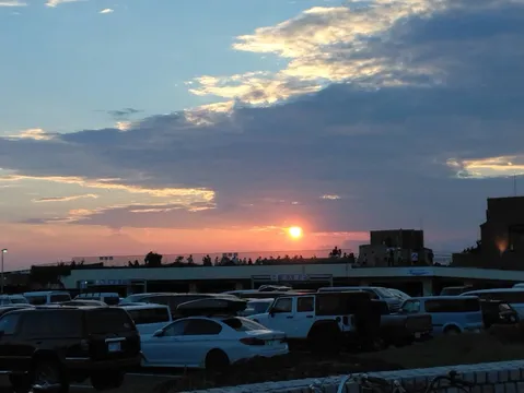 夕暮れに染まる旅情