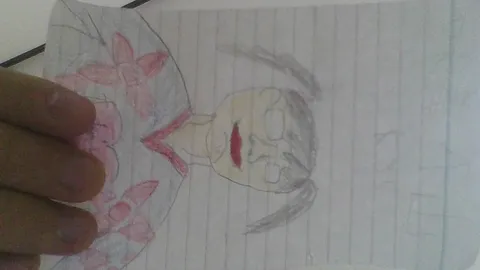 お花畑で遊ぶ君
