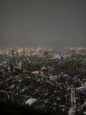 煌めく都会の夜景